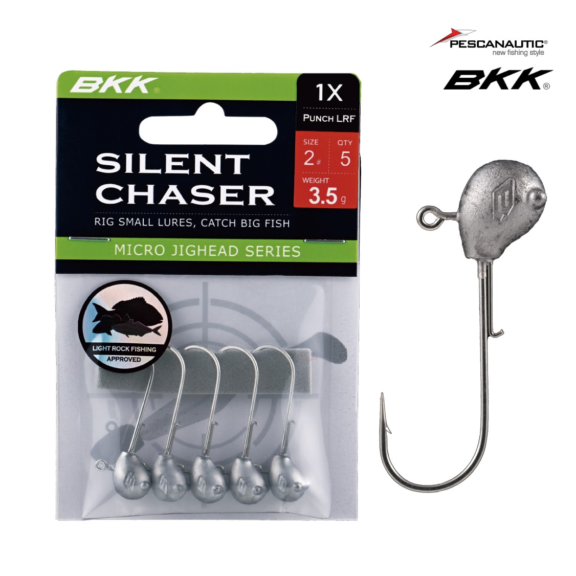 Silent Chaser -  Punch LRF 6#, 1.4g
