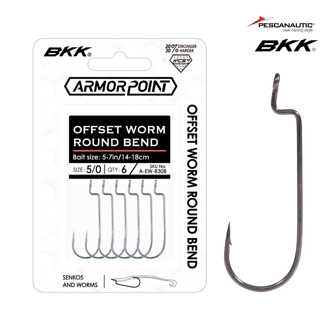 OFFSET WORM ROUND BEND #1