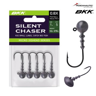Silent Chaser  - Football Head FH-1, 10g - 1/0#