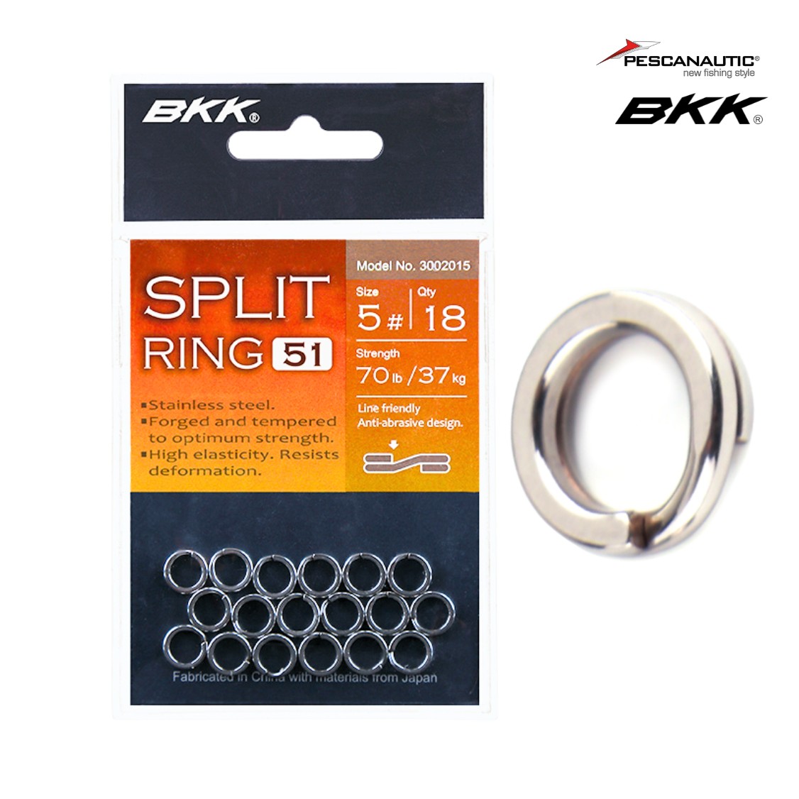 SPLIT RING 51 N°1 (14 kg) (20 pièces)