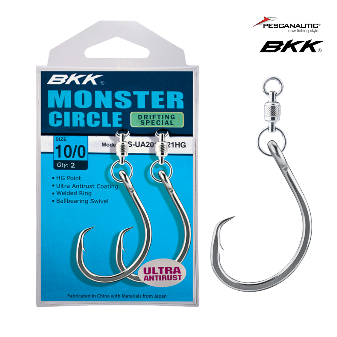 MONSTER CIRCLE UA Drifting Spécial n°10/0 ( 2 pièces)