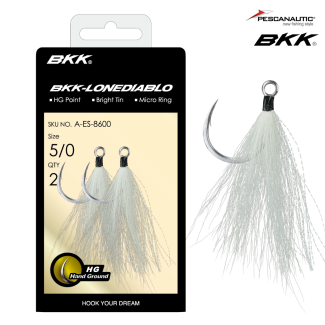 LONE DIABLO BT -  White Bucktail n°2/0
