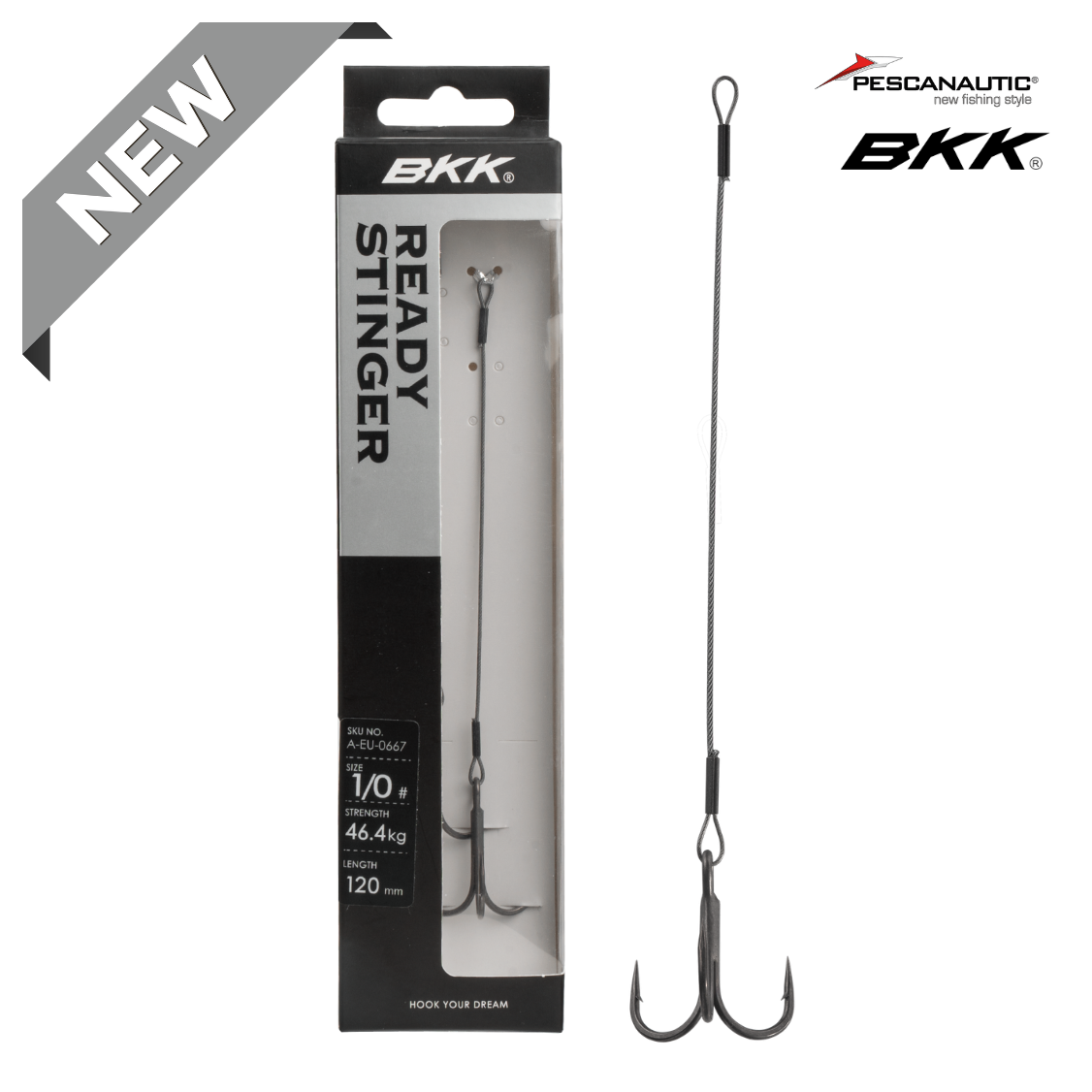 Spear Stinger HD - 7x7 Wire (Pike)#2        9cm, 26kg  (x2)