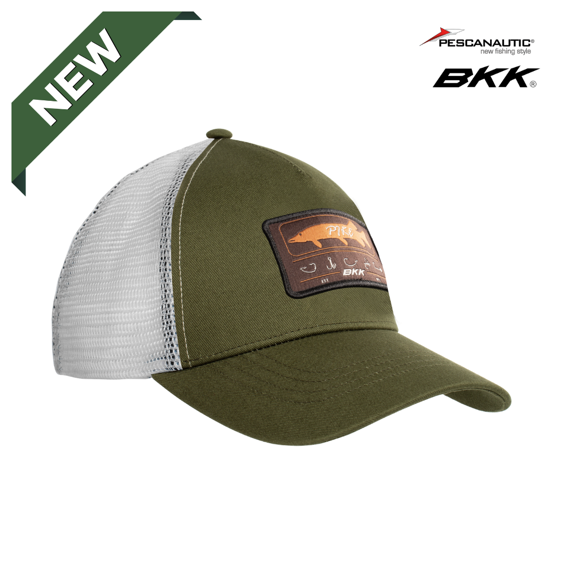 Casquette Pike Trucker verte