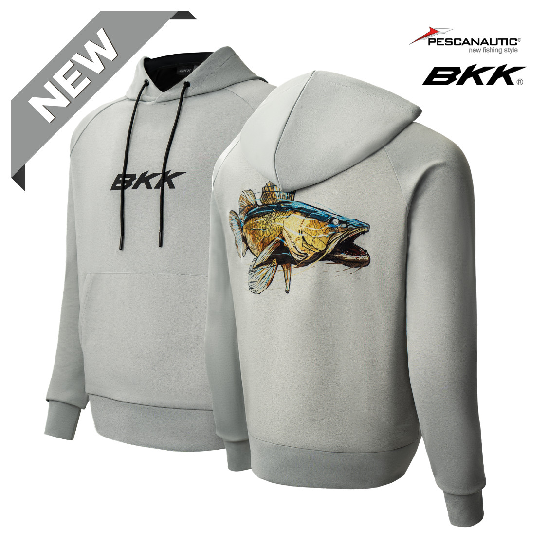 Sweat à capuche gris - Zander - taille S