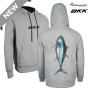 Sweat à capuche -Tuna Gris S