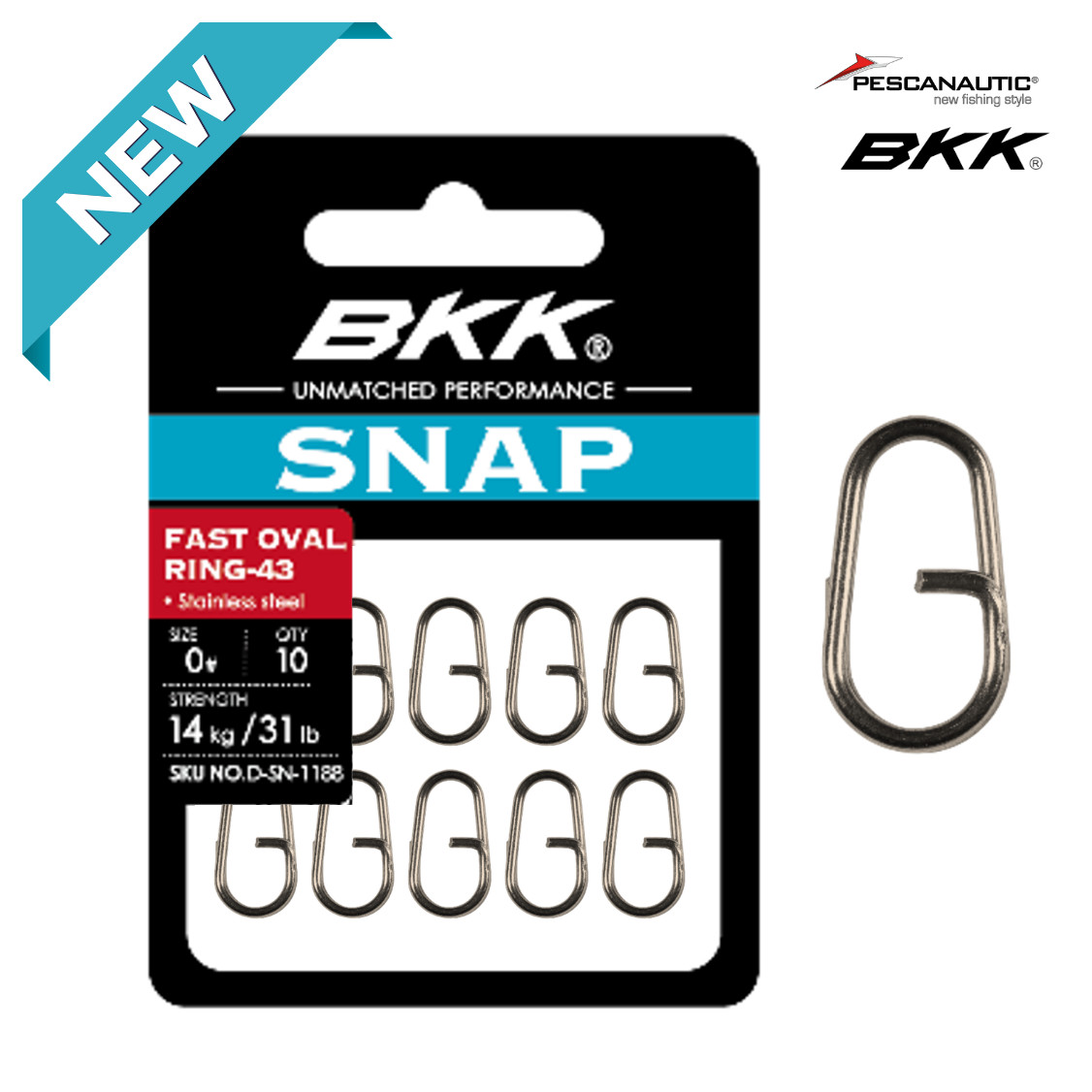 Fast Oval ring-43 0#