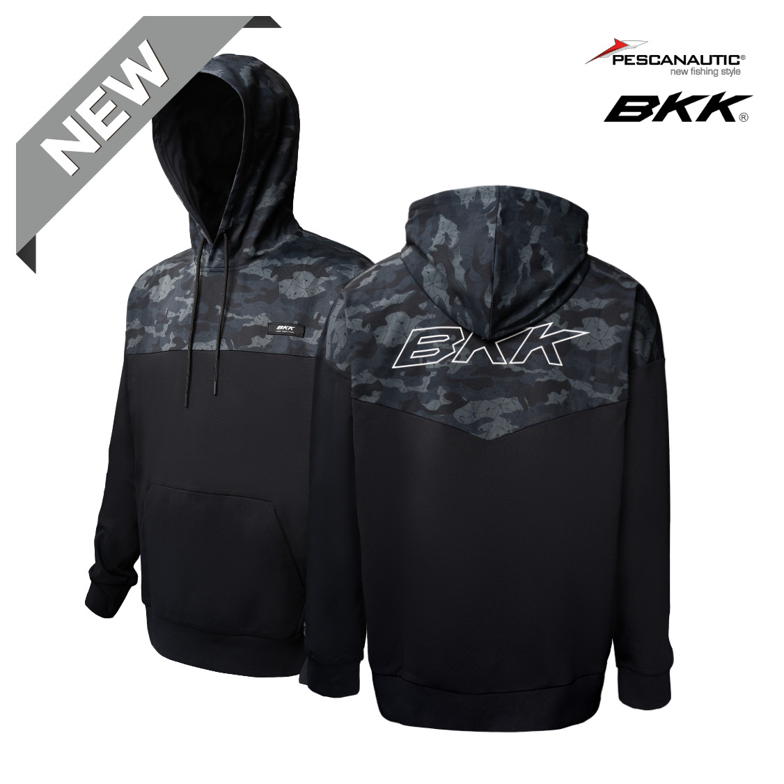 Sweat à capuche Hoodie-Logo-Black/Camo S