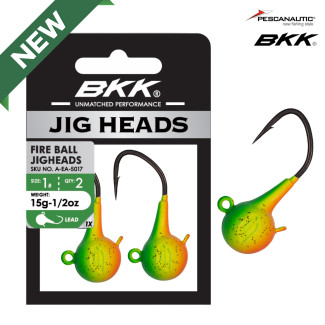 Fireball Jighead-Fire Tiger 15g - 1#
