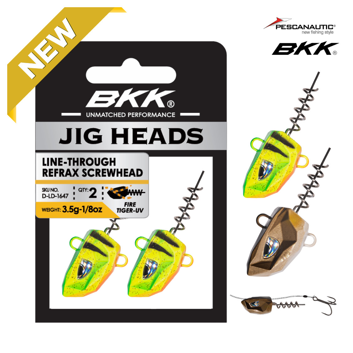 Line Through Refrax Screw Head - Ayu 3.5g