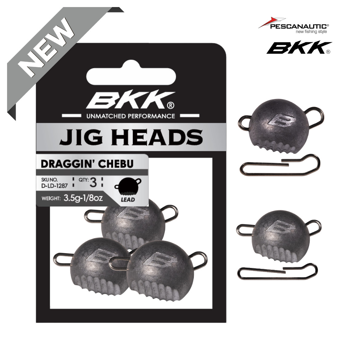 Draggin' Chebu-Lead  3.5g (x3)
